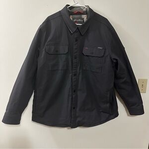 EDDIE BAUER Mountain Ops Impact Canvas Flannel Lined‎ Shirt-Jacket Size 2XL